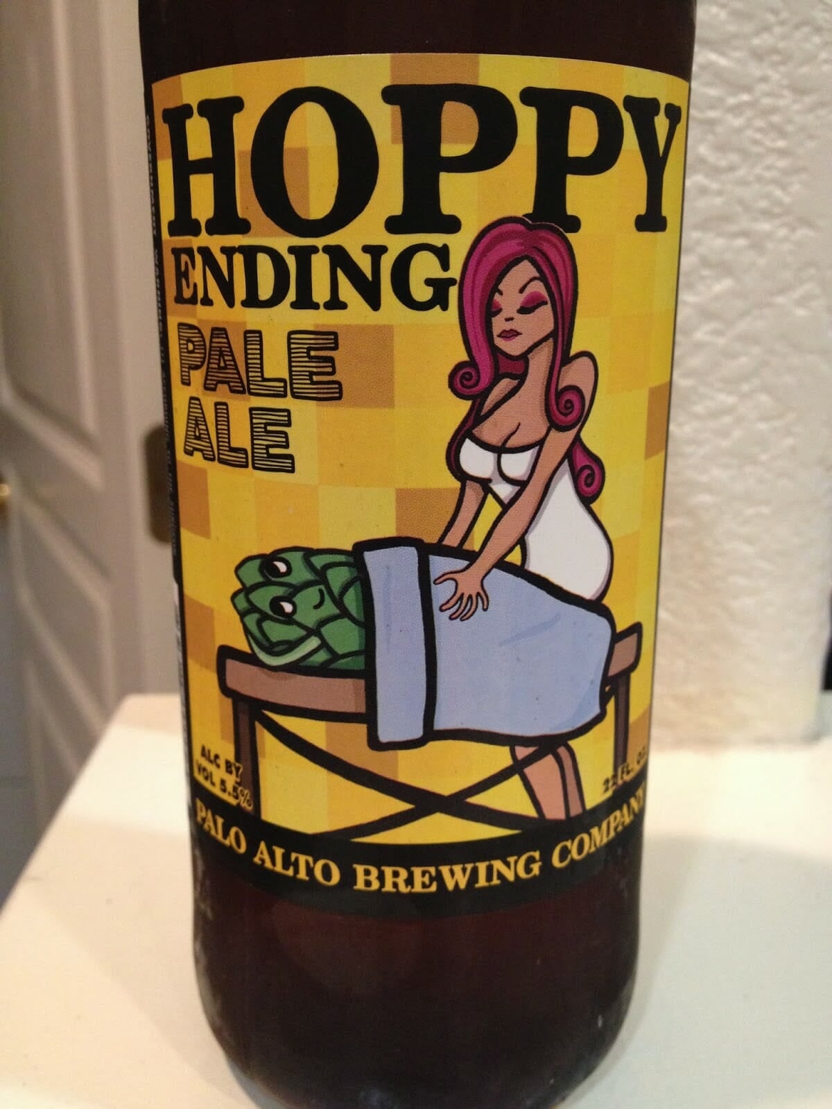 hoppy ending pale ale