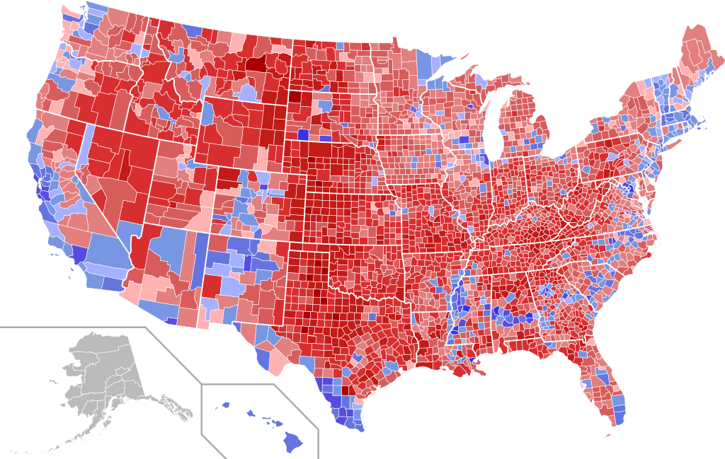 2016 Presidential Election Results Map