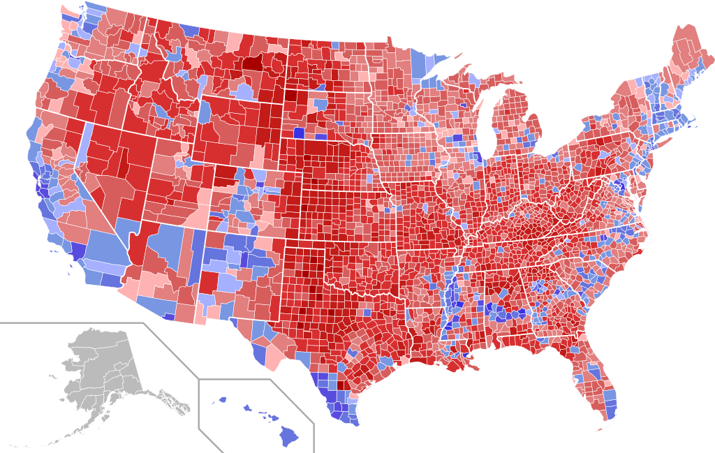 2016 Presidential Election Results Map