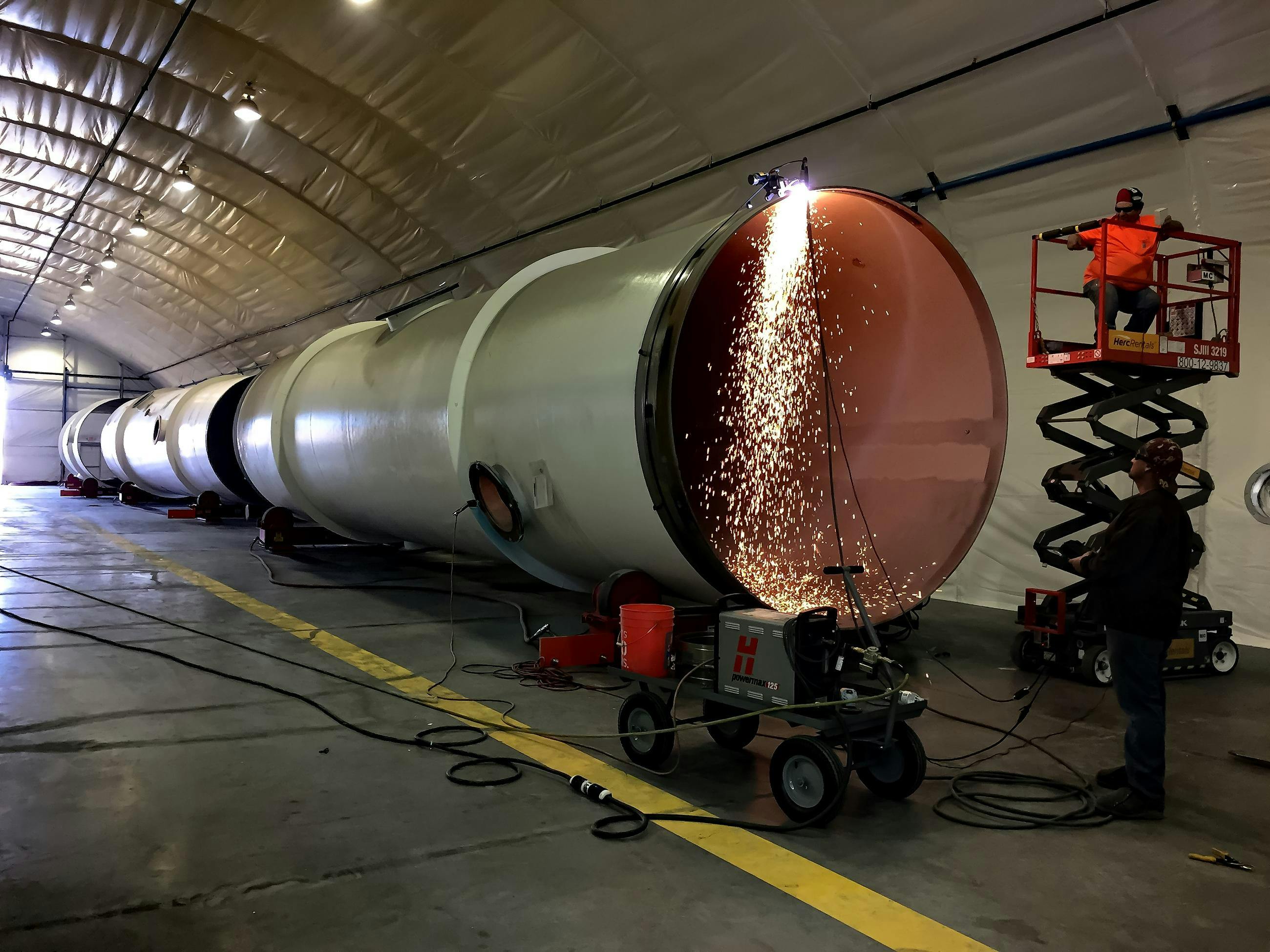hyperloop one build test track