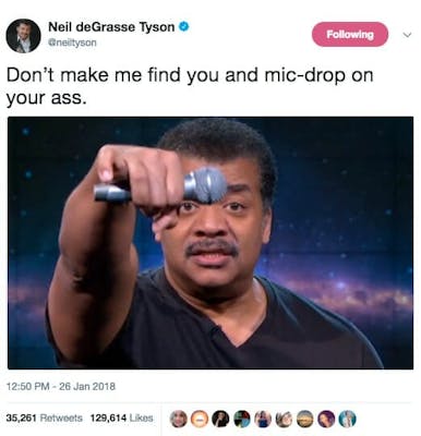 Mocking Neil deGrasse Tyson Is Twitter's New Favorite Meme
