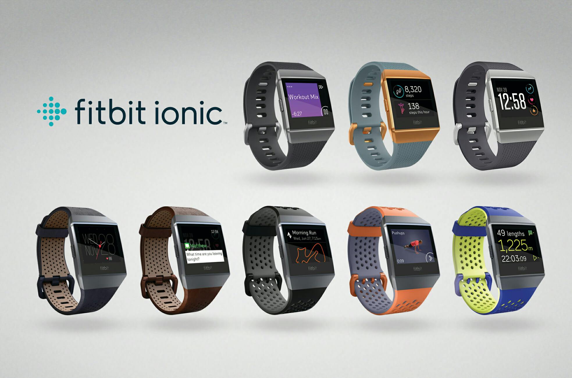 fitbit ionic band accessories color