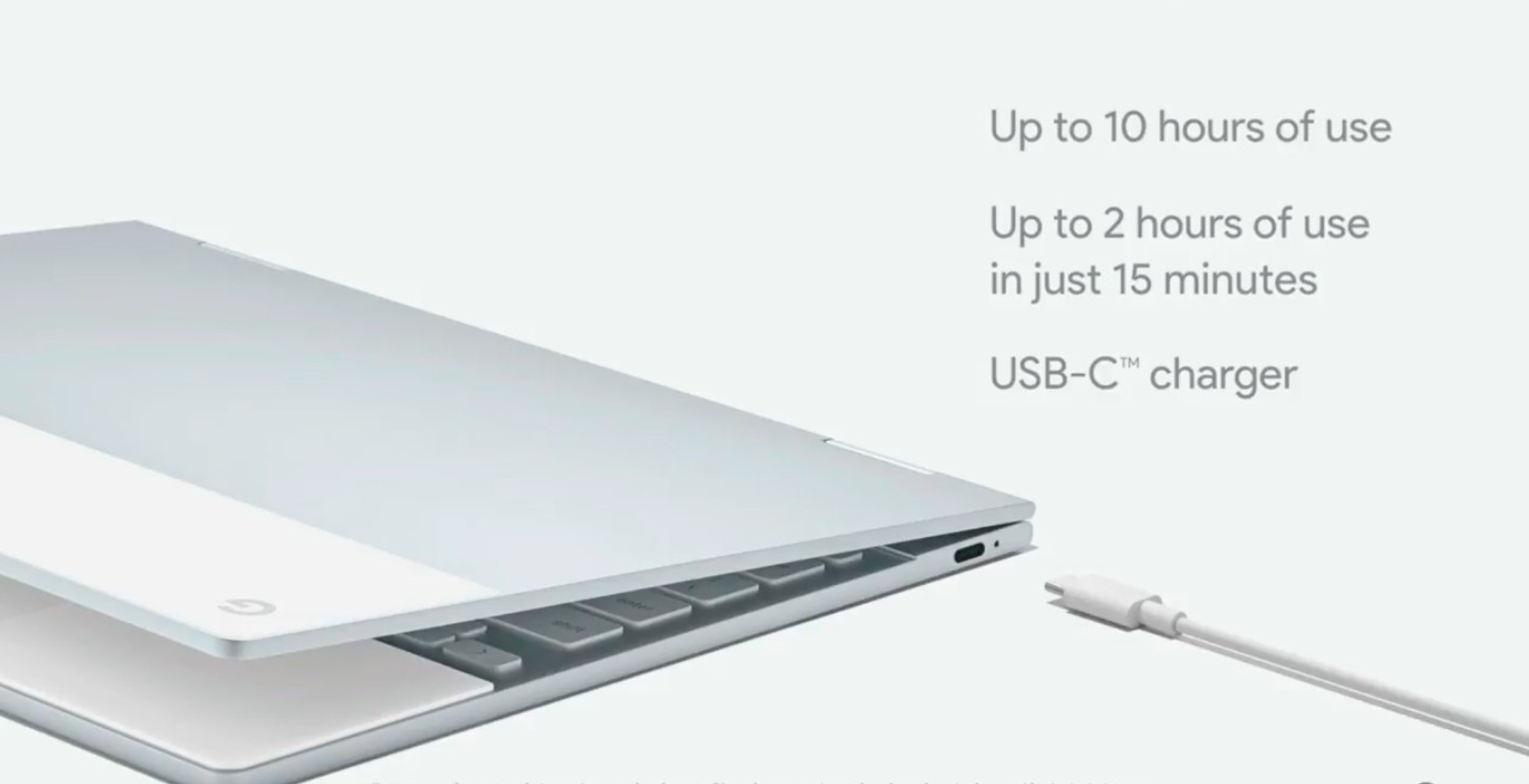 google pixelbook battery usb-c