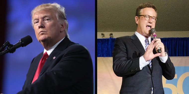Joe Scarborough said on Thursday morning people close to President Donald Trump told him during his campaign that Trump had 'early stages of dementia.'