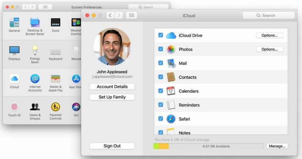 How to set up iCloud on macOS