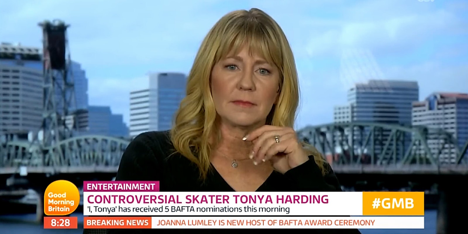 Tonya Harding on Good Morning, Britain