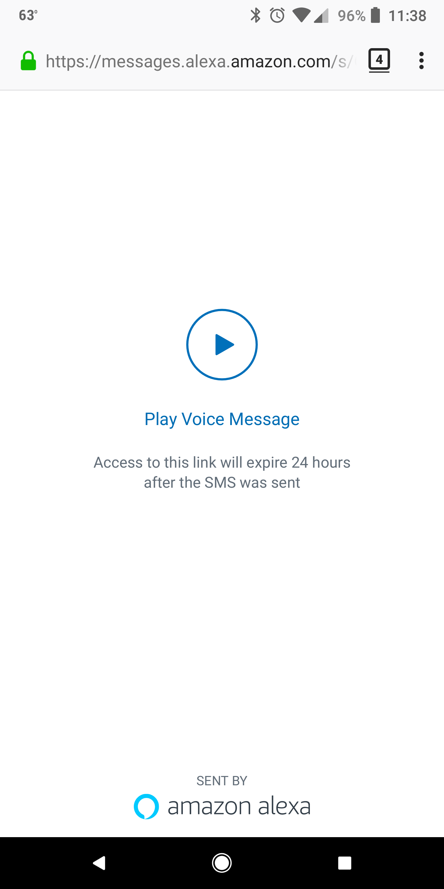 amazon alexa text message audio