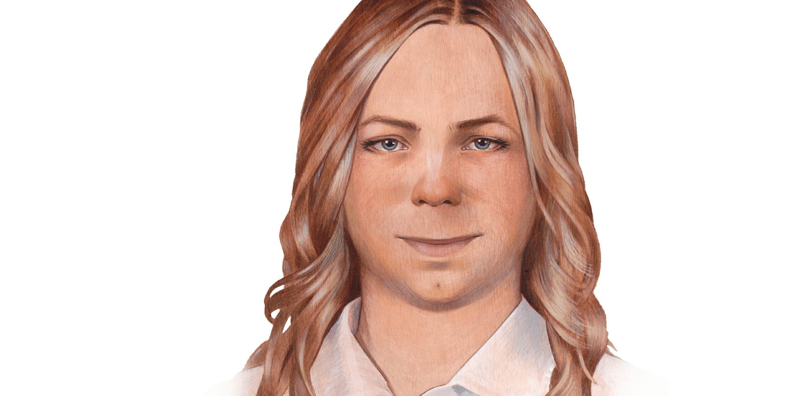 'How Chelsea Manning sees herself' painting