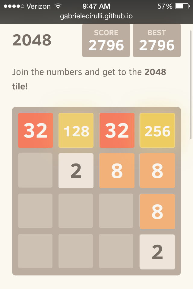 2048 pattern