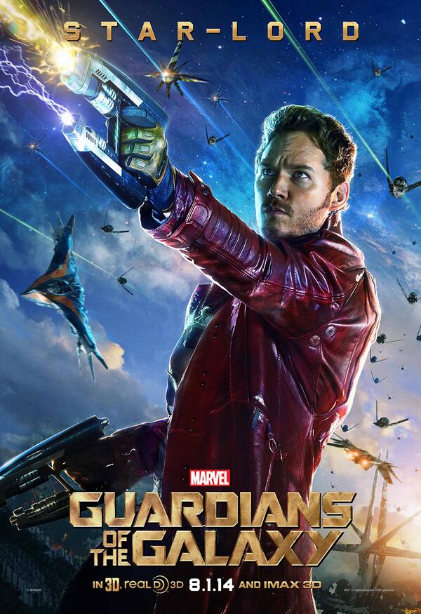 Guardians of the Galaxy, Star-Lord poster. 