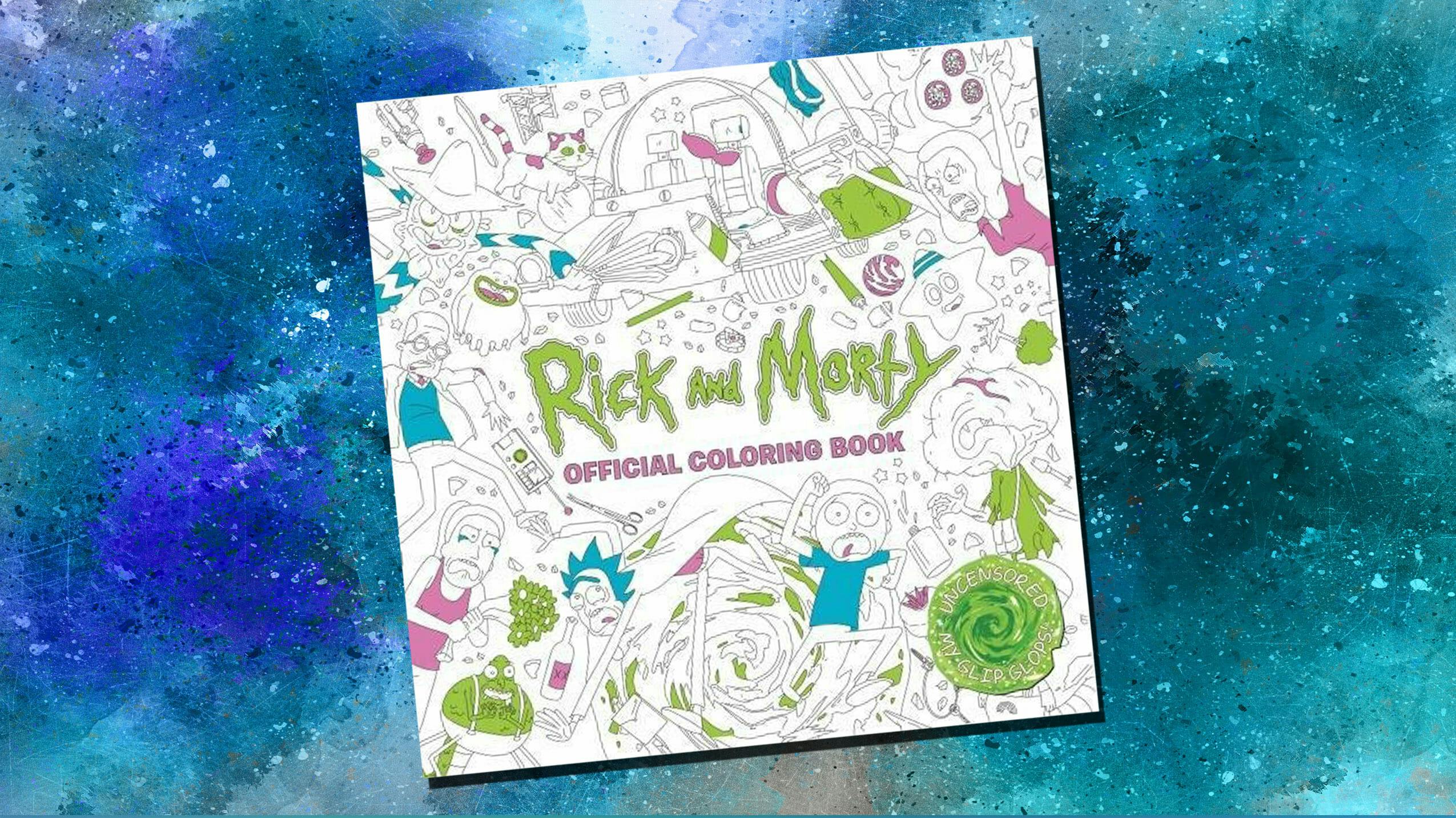 Crayon in some seriously dark adventures with this Rick and Morty coloring  book