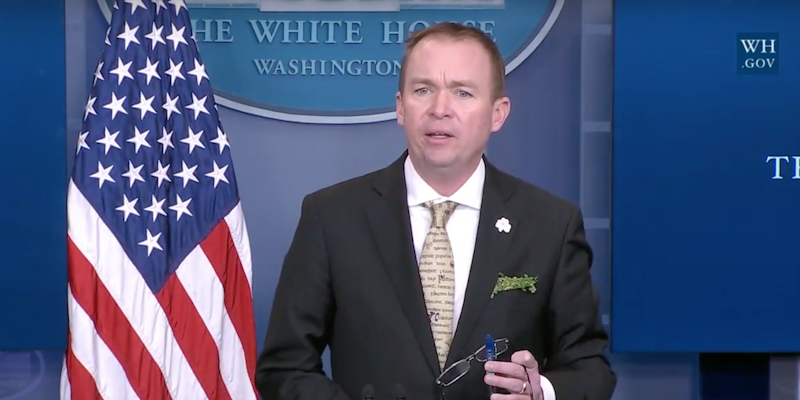Mike Mulvaney White House Press Briefing