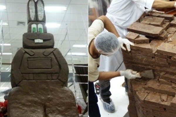 worlds largest chocolate bunny