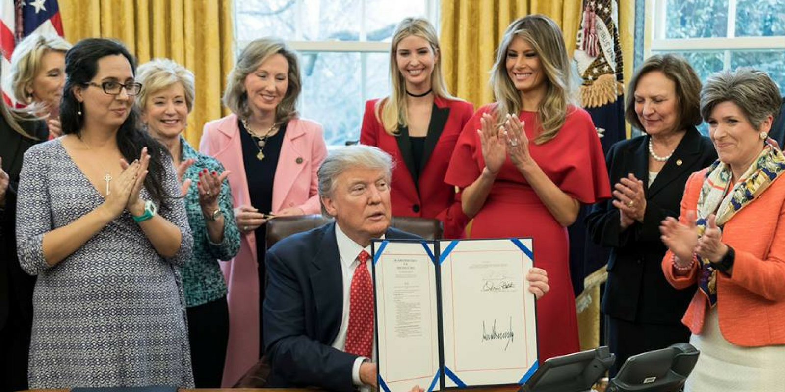 Trump signing INSPIRE Women Act