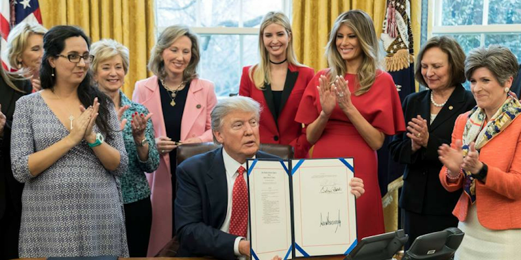 Trump signing INSPIRE Women Act
