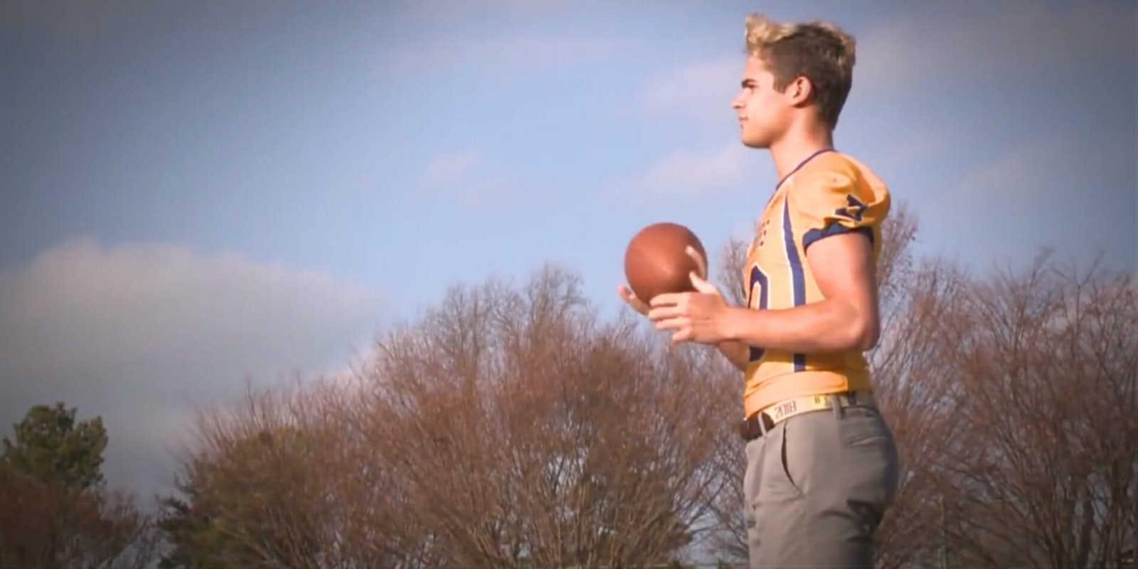 Football star Jake Bain was targeted by the Westboro Baptist Church earlier this year.