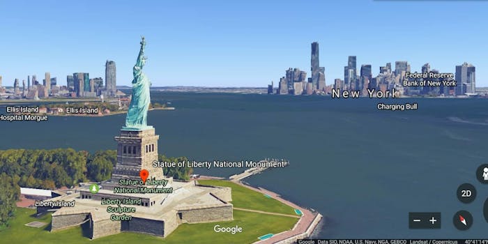 google earth new york city