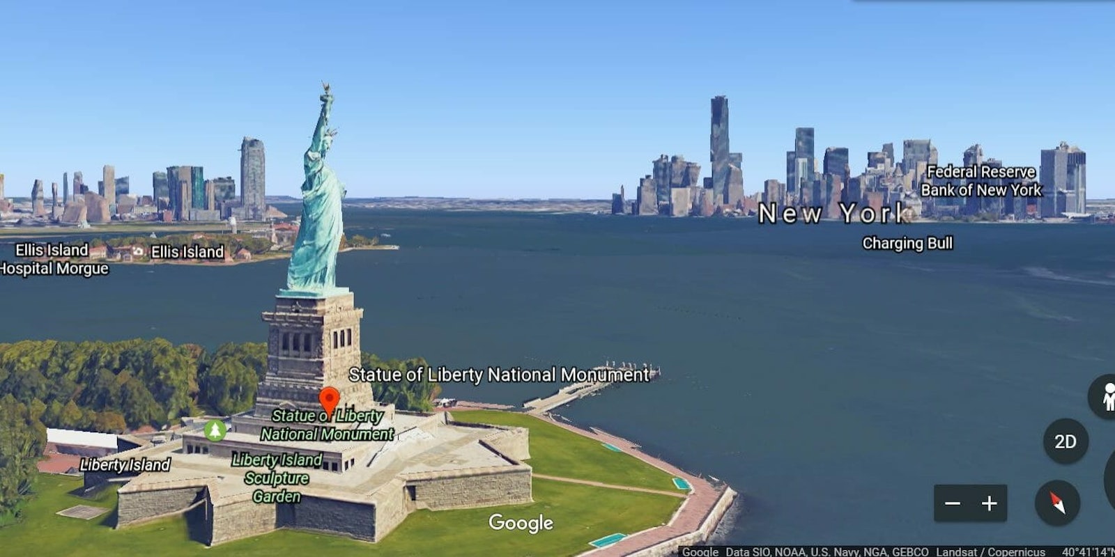 google earth new york city