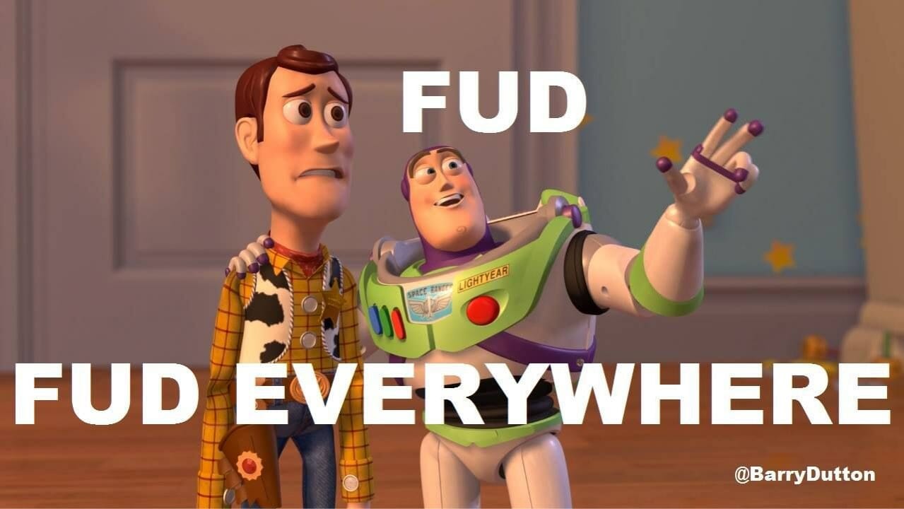 Best Funniest Crypto Memes On Internet In 2022 | Make Your Day Better! 4 FUD everywhere toy story meme