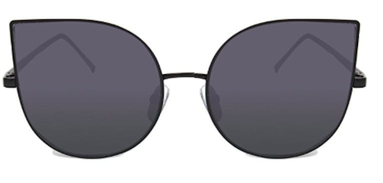 flat cat eye sunglasses