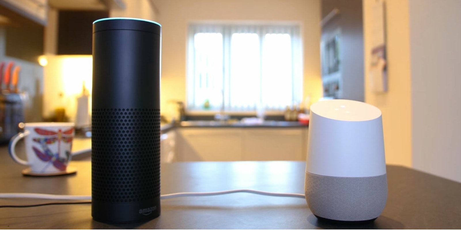 amazon echo alexa google home assistant smart speakers