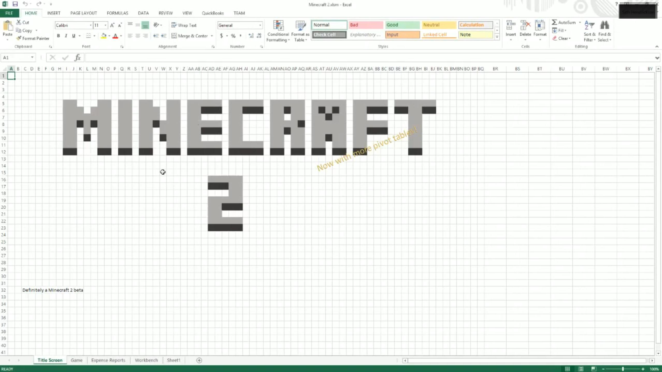 How To Make A Game In Microsoft Excel?