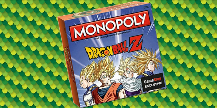 dragon ball z monopoly