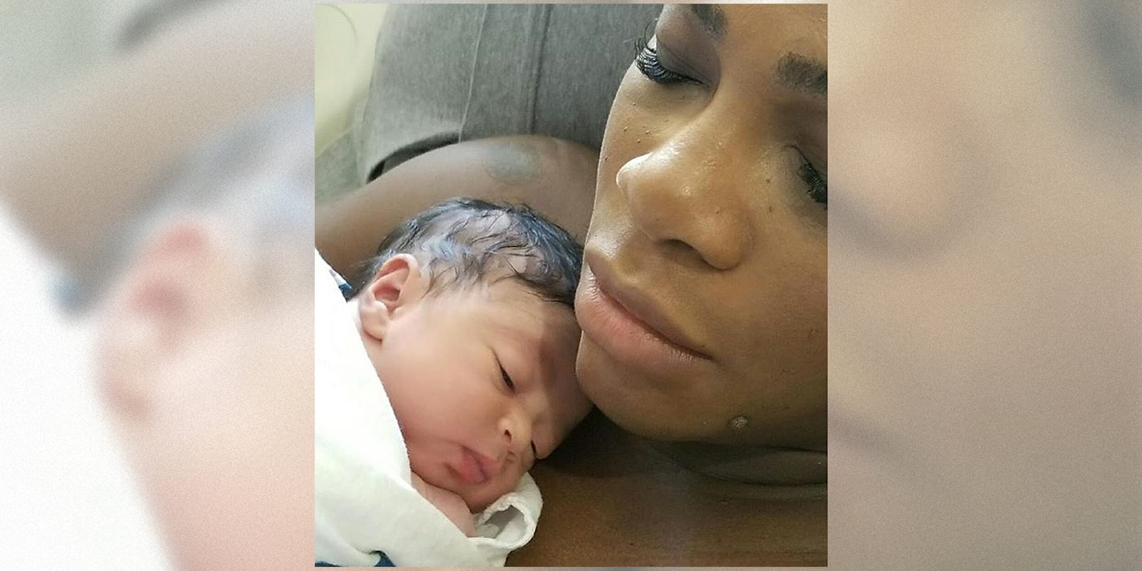 Serena Williams and Alexis Olympia Ohanian Jr