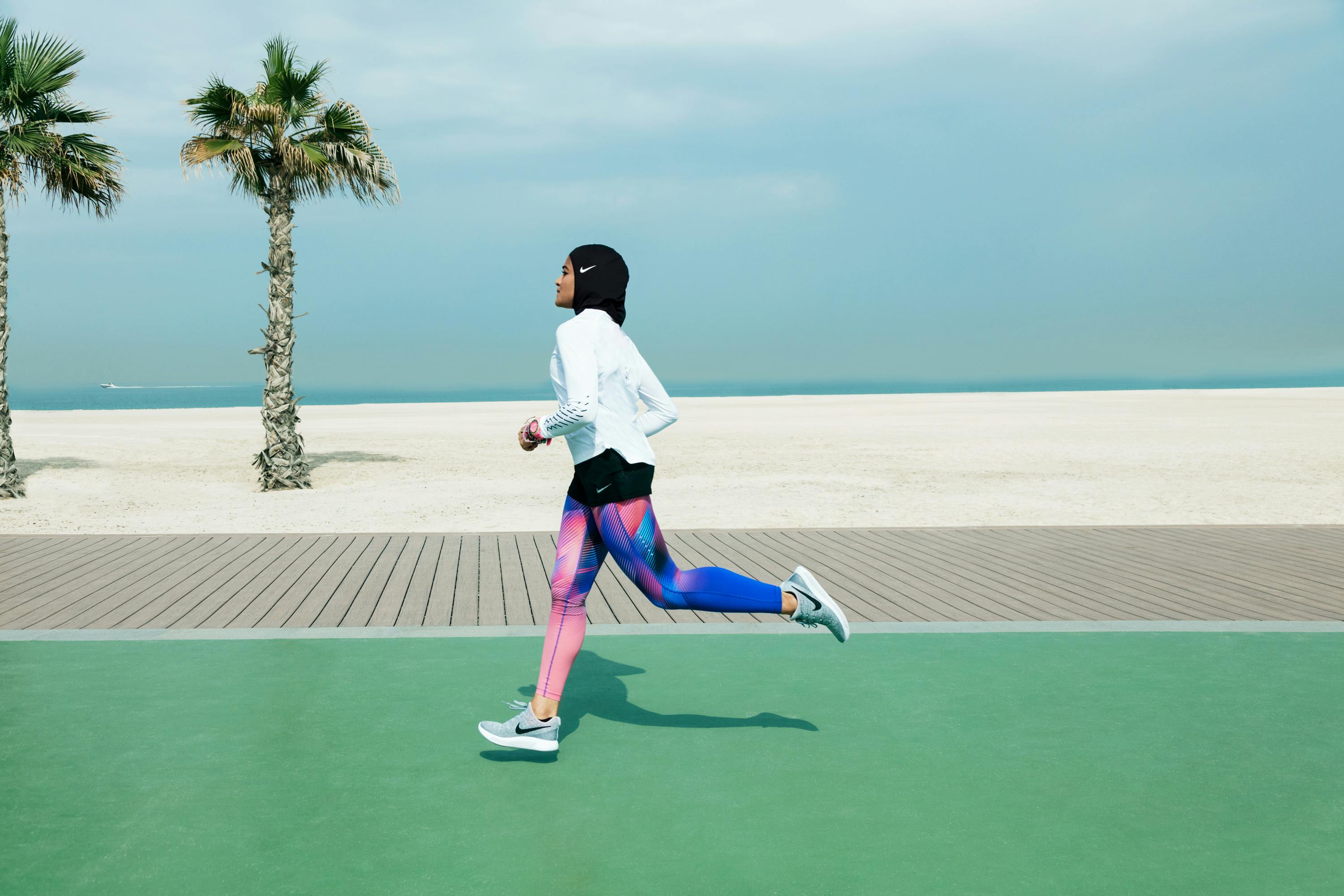Nike pro hijab athlete