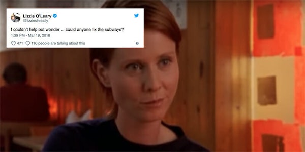 Cynthia Nixon Runs For New York Governor—and Twitter Is Full Of Jokes