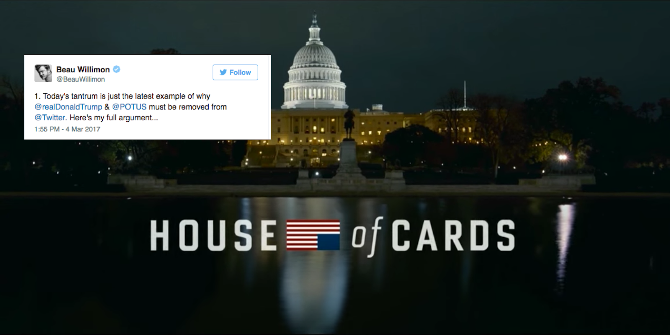 house of cards intro creator tweets