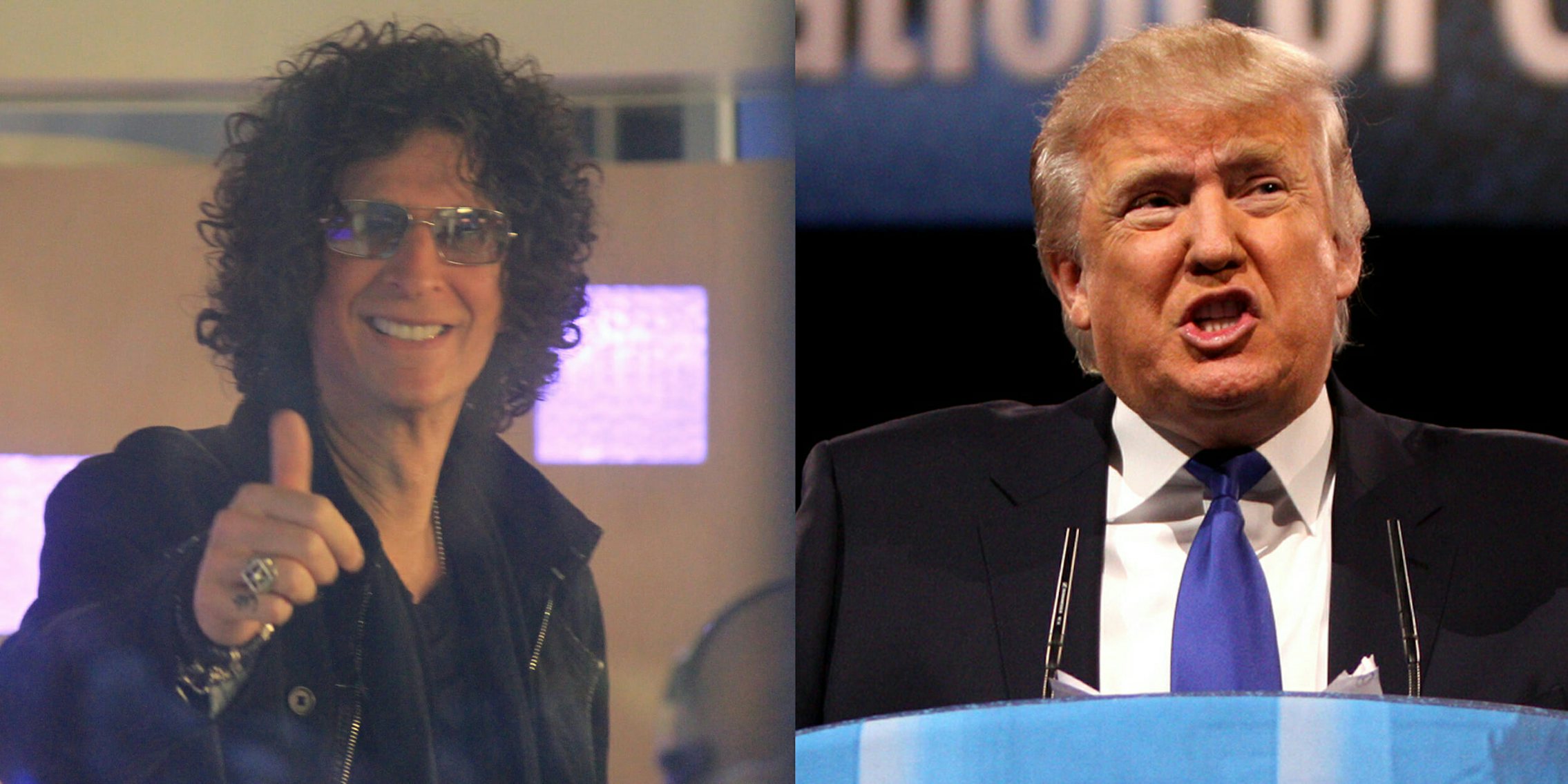 Howard Stern and Donald Trump