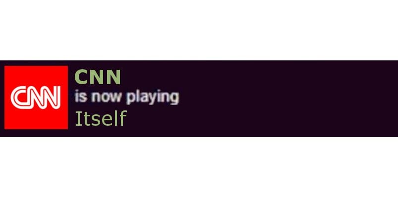 cnn now playing itself meme