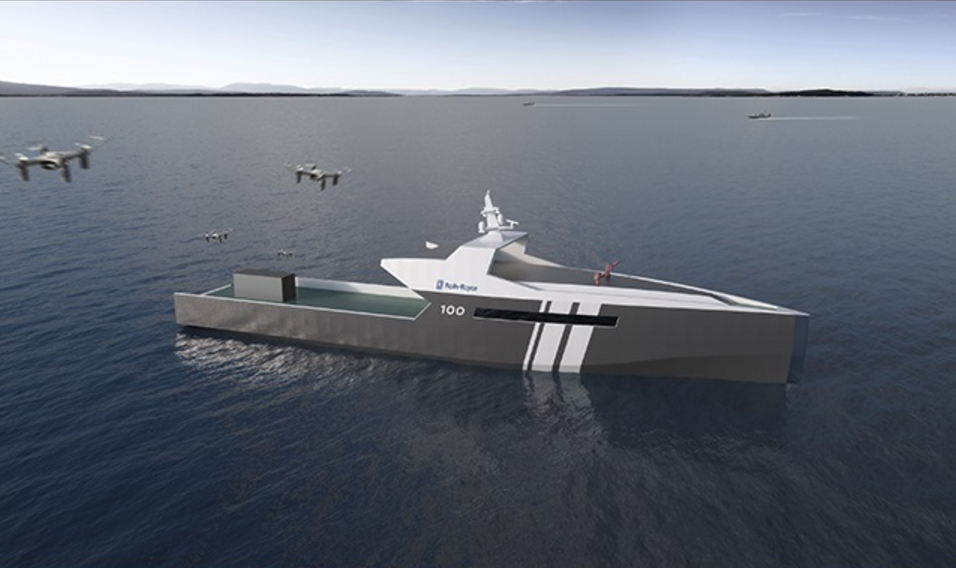 rolls royce autonomous navy vessel