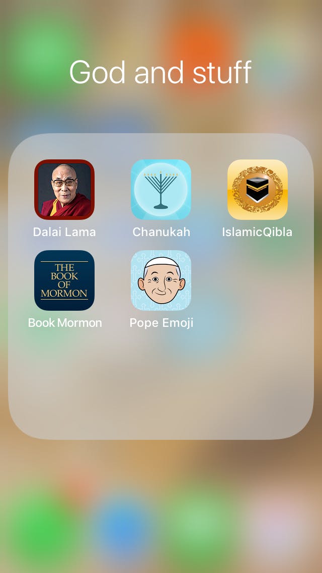 Dalai Lama nested app