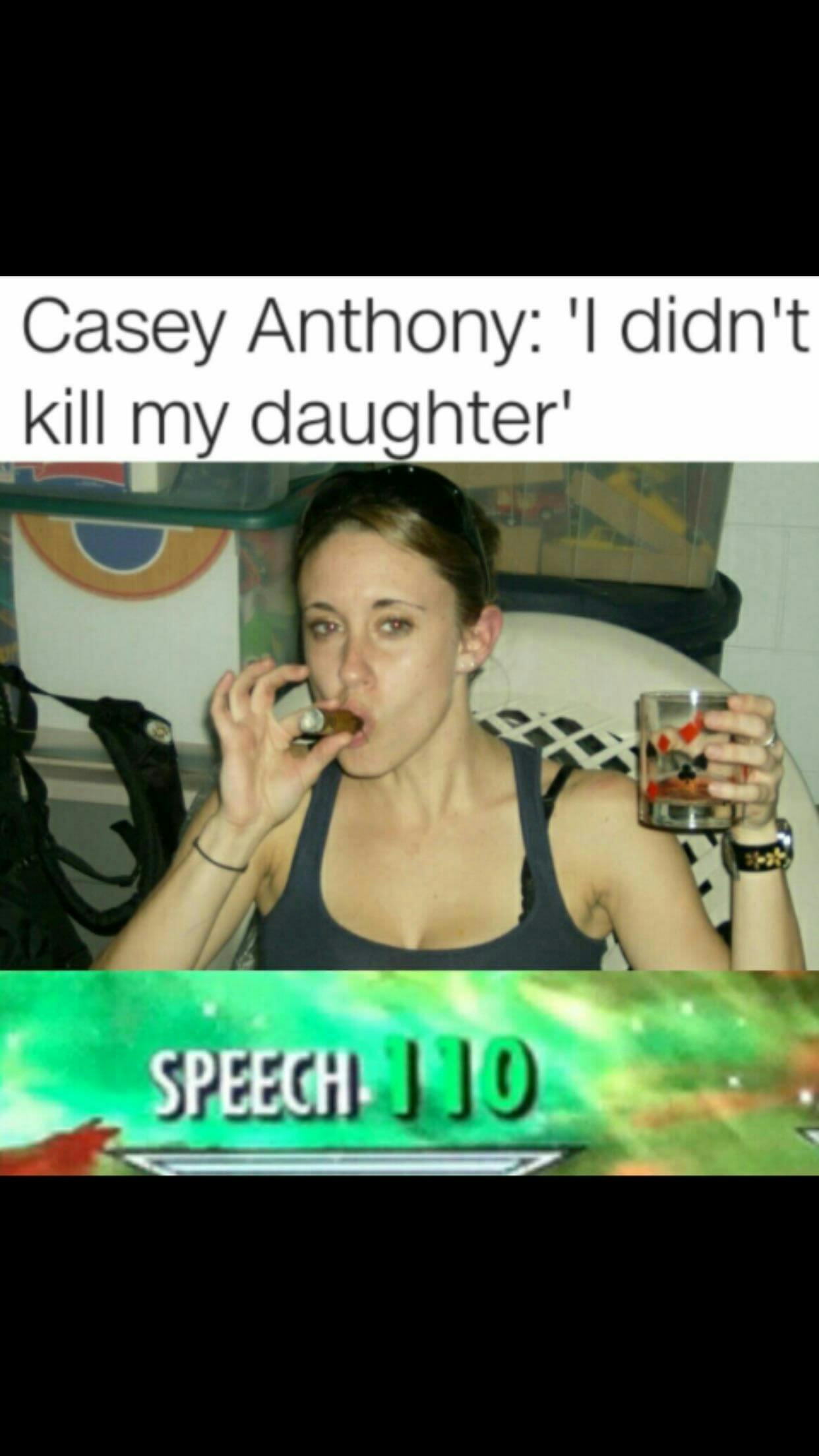 casey anthony speechcraft meme skyrim