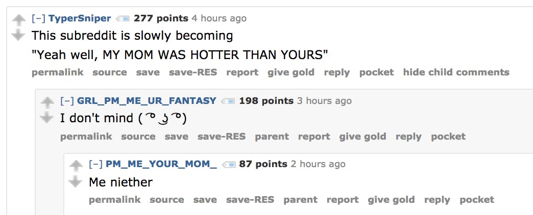 The Great Reddit Milf Battle Of 2014 The Daily Dot