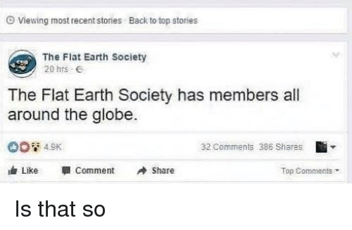 flat earth memes