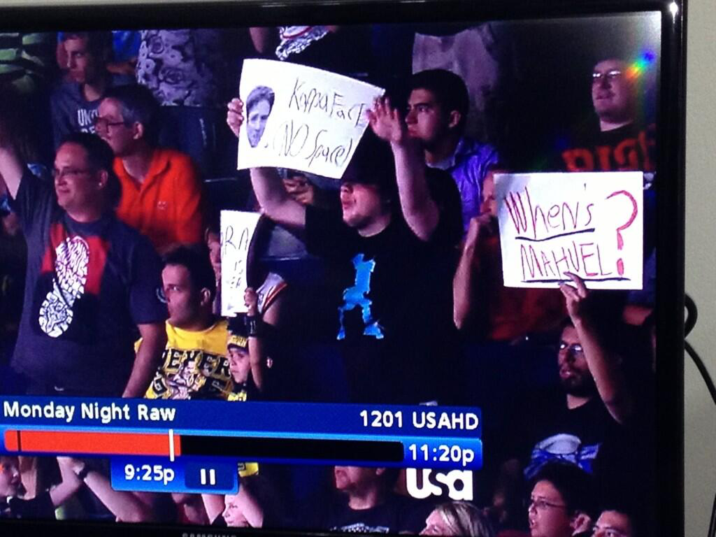 kappa face at wwe event