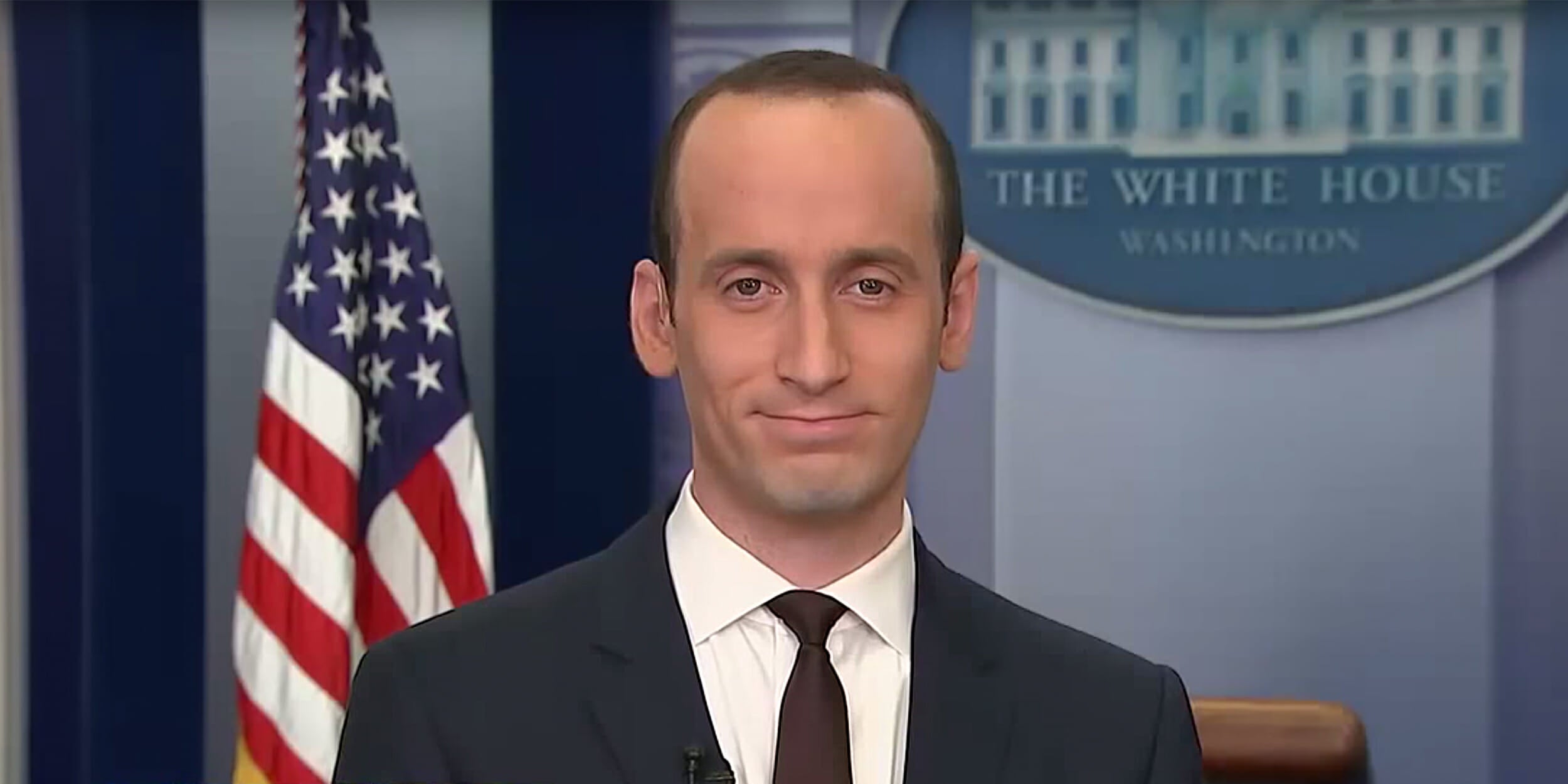 Stephen Miller at the White House