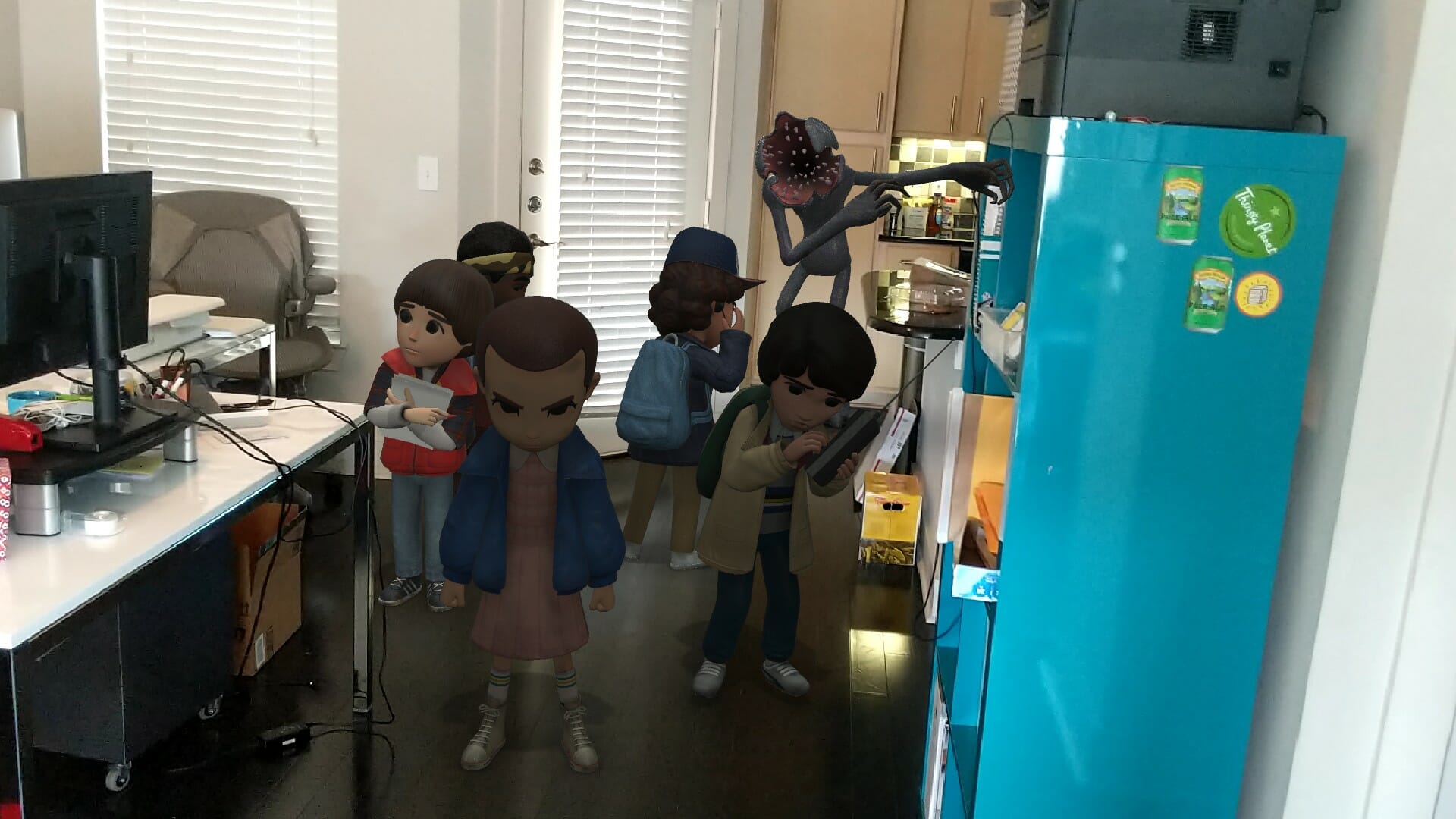 google ar stickers stranger things