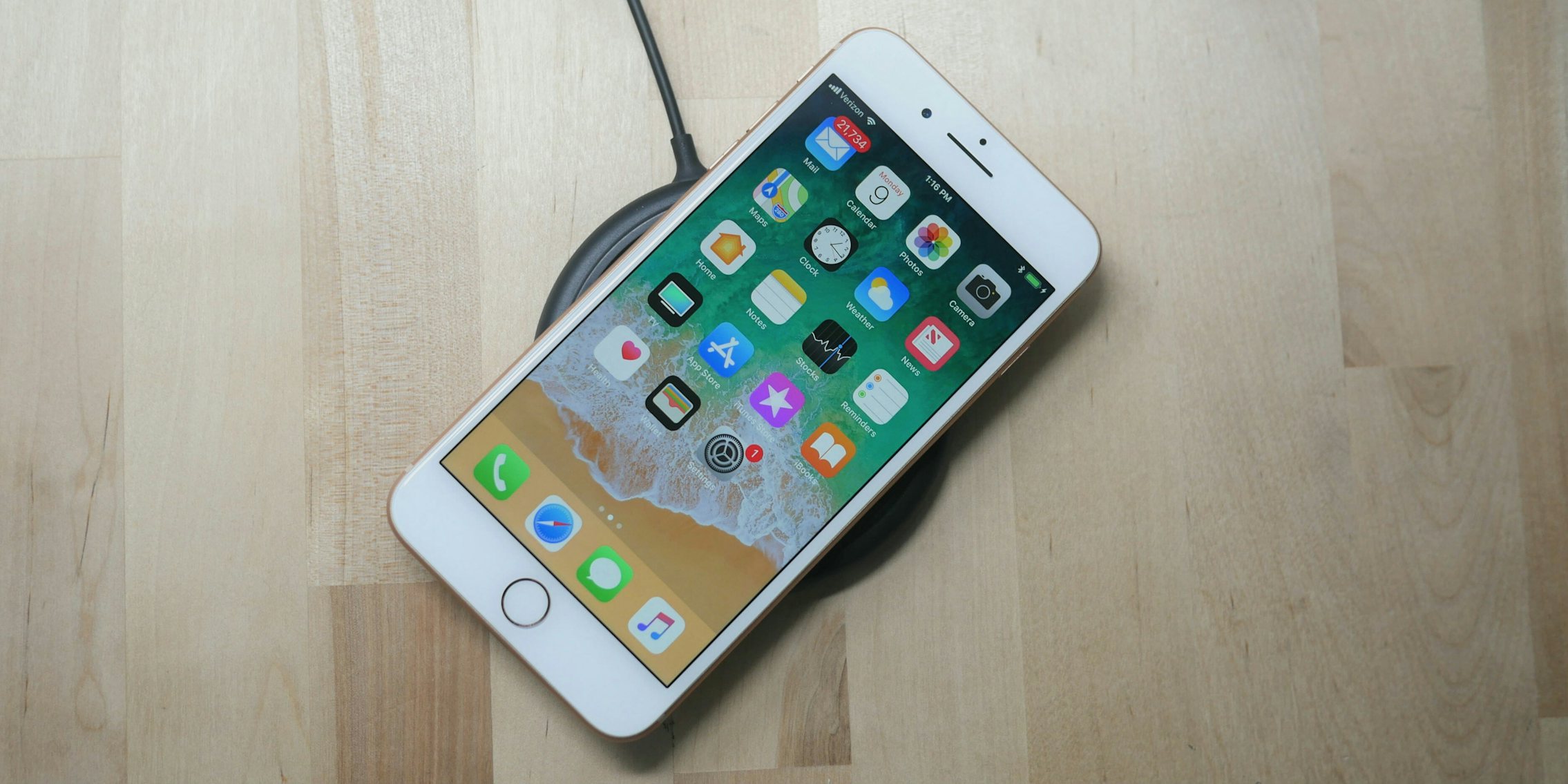 iphone 8 plus wireless charging pad