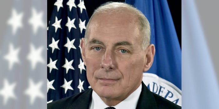 DHS Secretary John Kelly