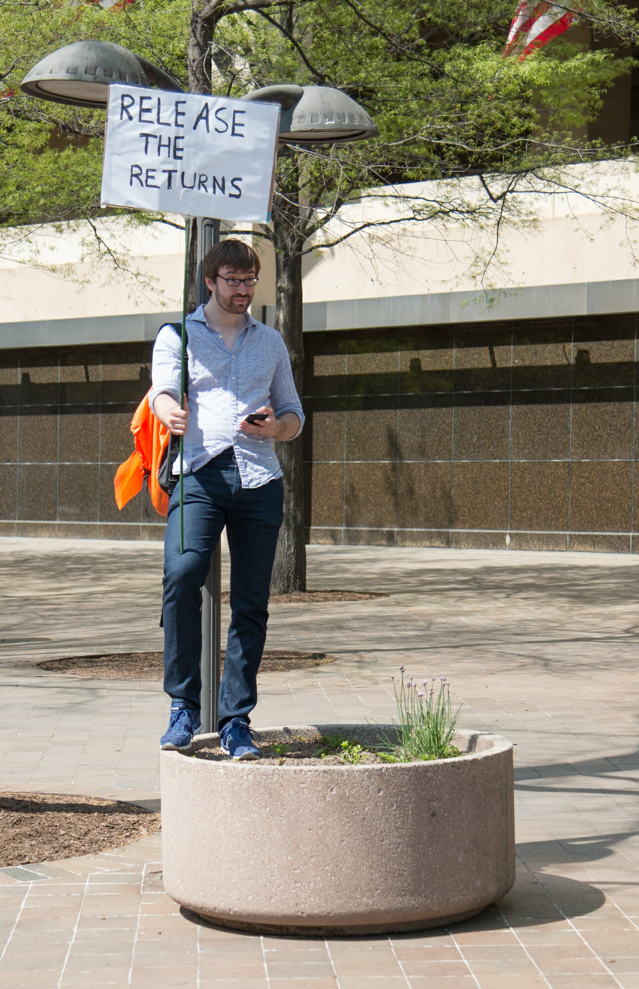 Tax Day protest against Trump