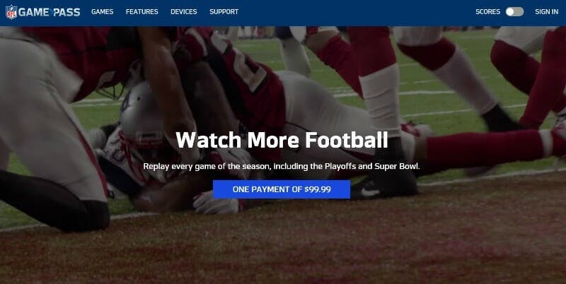 how to stream nfl games : nfl game pass streaming