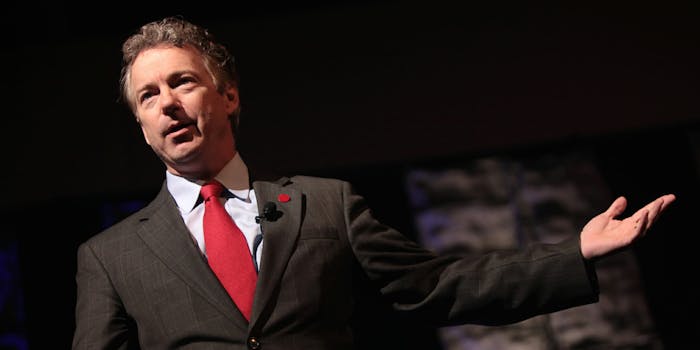 Sen. Rand Paul was the reason the government shut down occurred briefly on Friday morning.