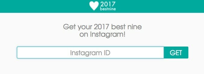 best nine instagram 2017