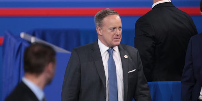 Former White House Press Secretary Sean Spicer said there were times where he 'screwed up' while serving under President Donald Trump last year.