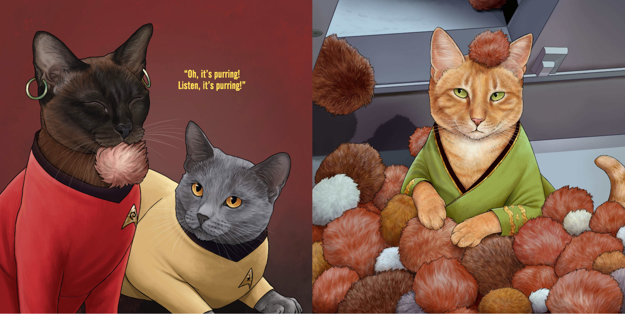 Star Trek Cats Twin Pins [Book]