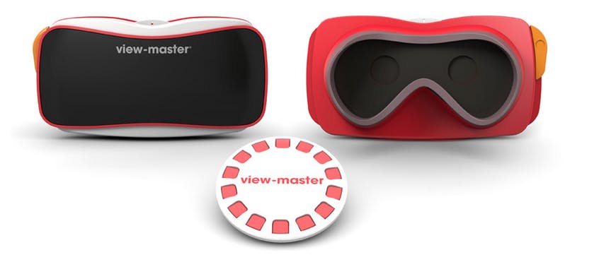 The finished concept for the virtual reality new View-Master.